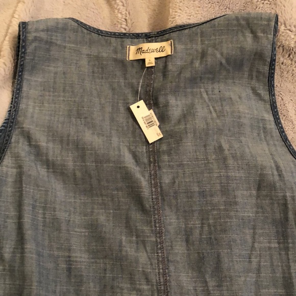 Madewell Chambray Dress Size L - Picture 12 of 12